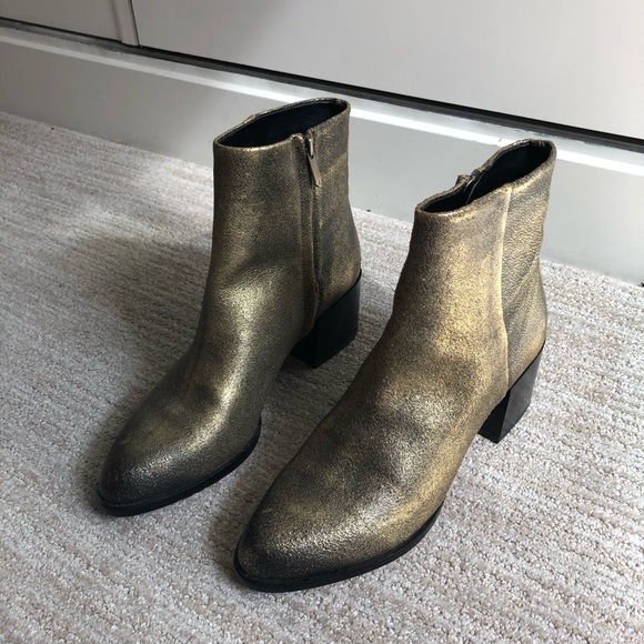 Sam Edelman Shoes - Sam Edelman Joey Gold Leather Boots
